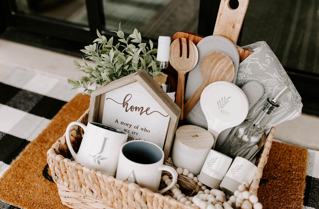 DIY Housewarming Gift Basket Stefany Bare Blog