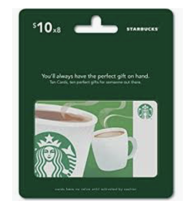 Coffee Gift Card For Mom &amp; Dad