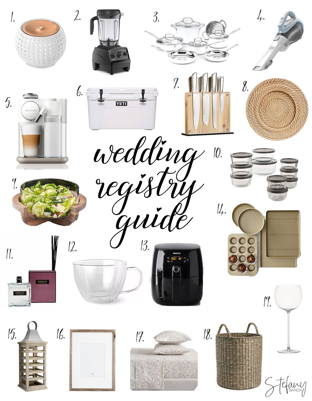 56 Wedding Registry Must-Haves 2022, What to Put On a Wedding Registry