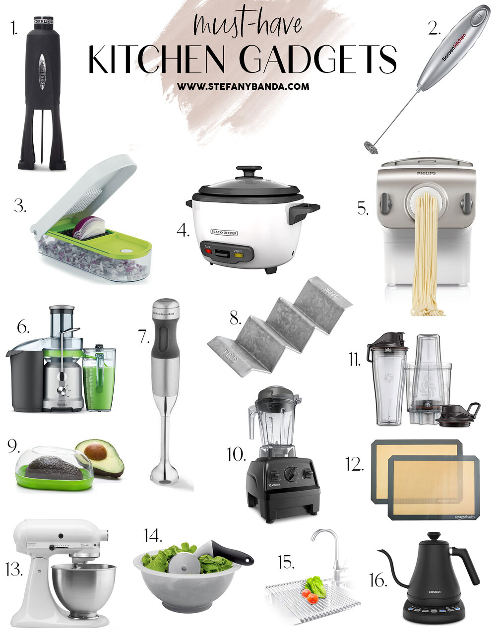 Must-Have Kitchen Gadgets - Stefany Bare Blog