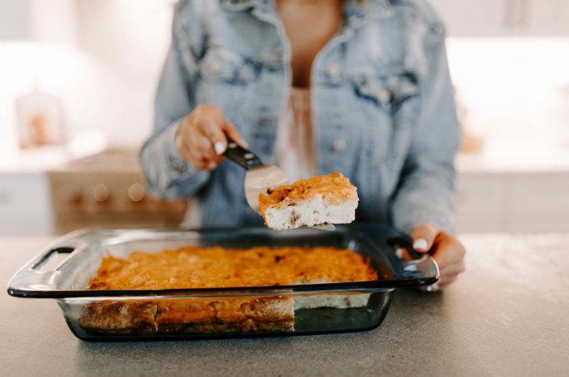 Bacon, Egg & Cheese Biscuit Casserole