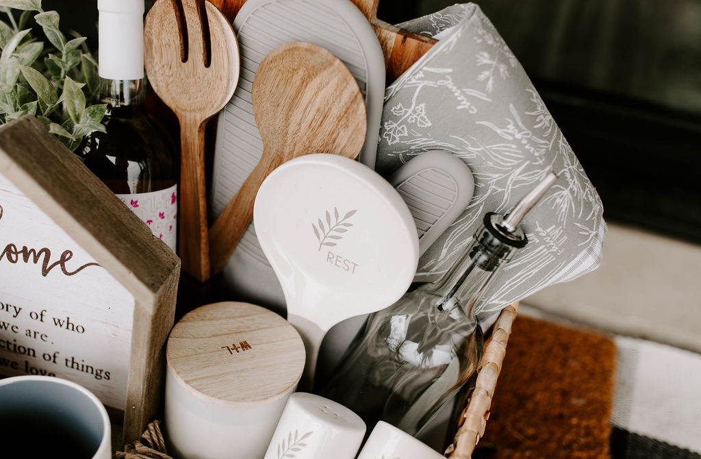 DIY Housewarming Gift Basket - Stefany Bare Blog