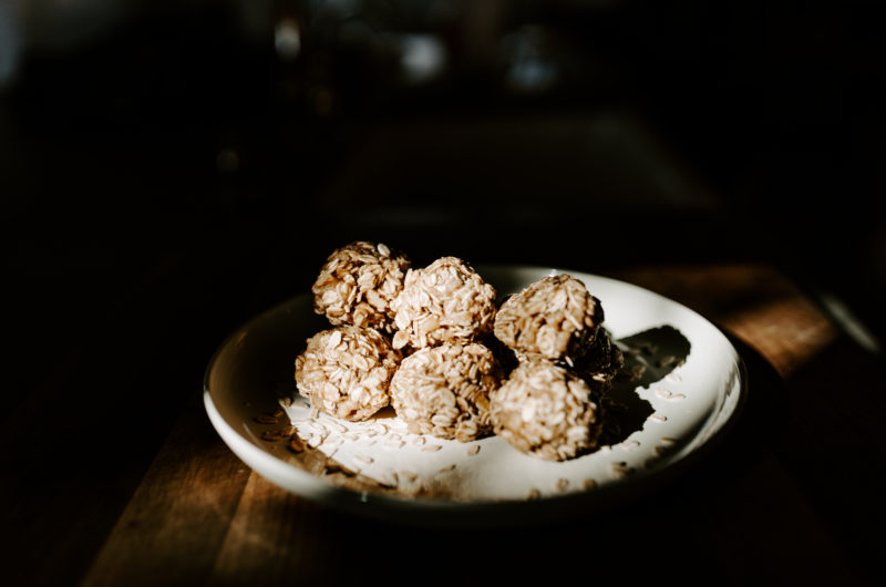 Banana Walnut Protein Bites