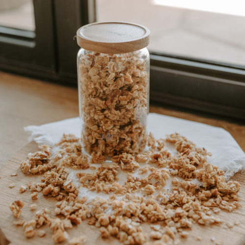 Salty Sweet Granola and Coconut Yogurt