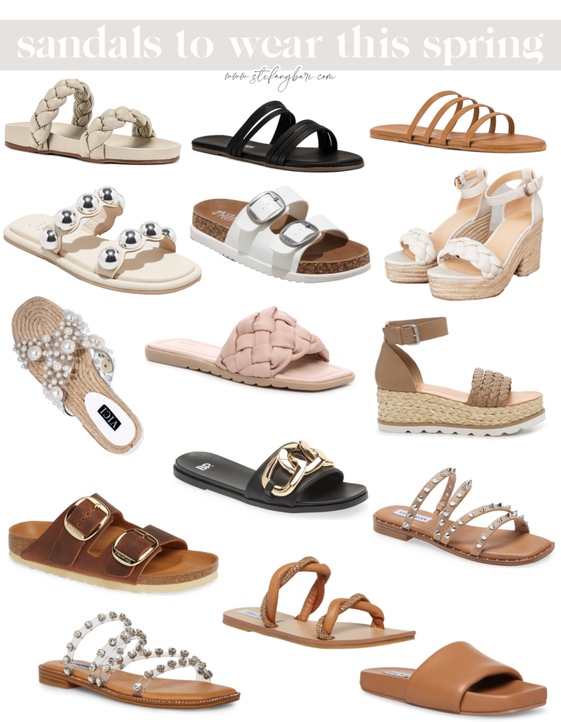 Sandals To Wear This Spring - Stefany Bare Blog