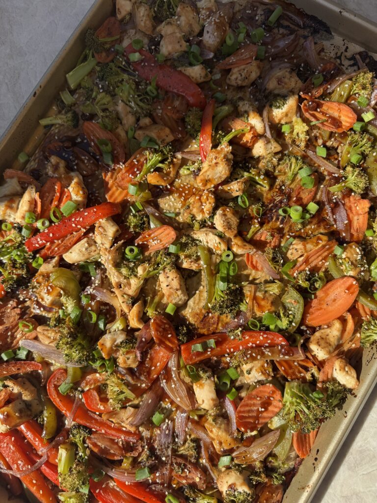 One Pan Chicken Teriyaki Bowls